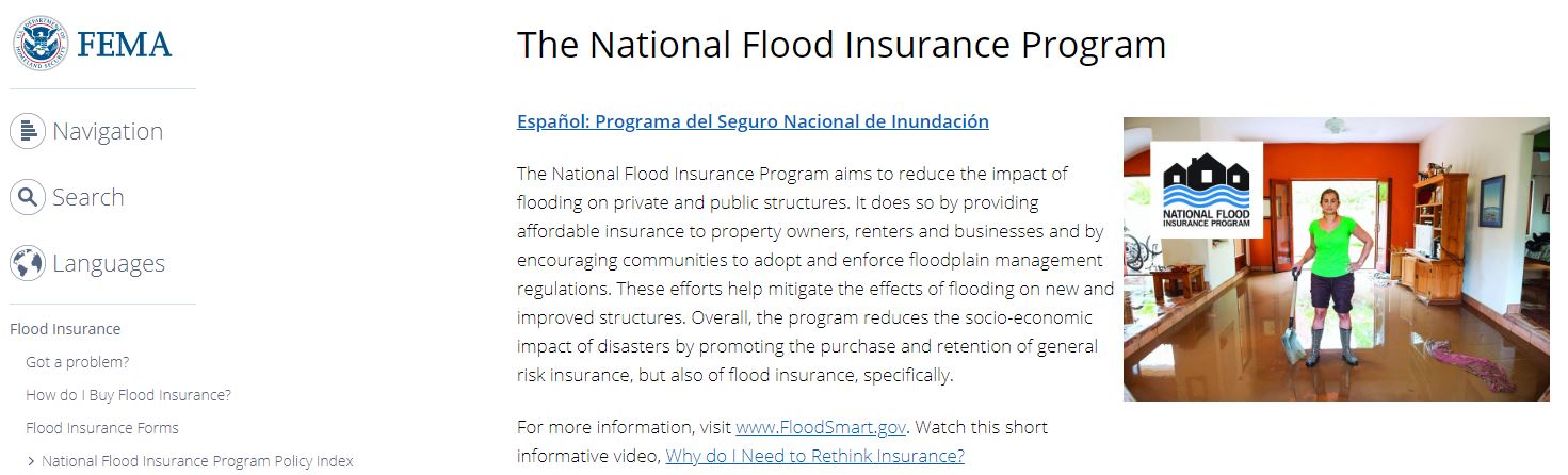 The National Flood Insurance Program