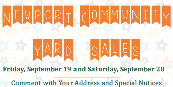 Community Yard Sales FB Event 2025